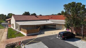 Chantier OPC et DET sur le chantier de la cantine et du périscolaire du Pin en Mauges